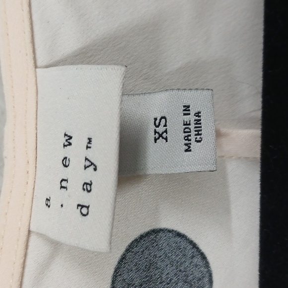 NWT A New Day Polka Dot High Low Dress XS - Picture 5 of 7